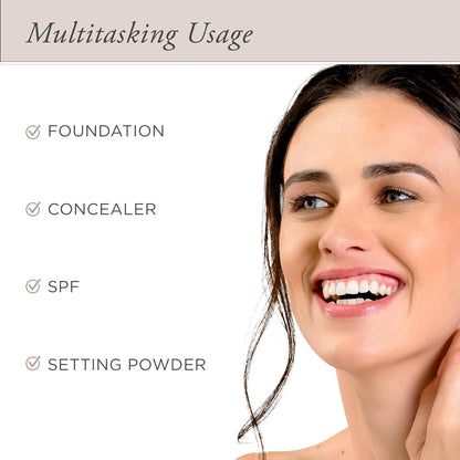 ⏳LAST DAY BUY1 GET 1 FREE!!⚡50K+ SOLD!✨Mrs Glam - Glorious Skin Powder Foundation