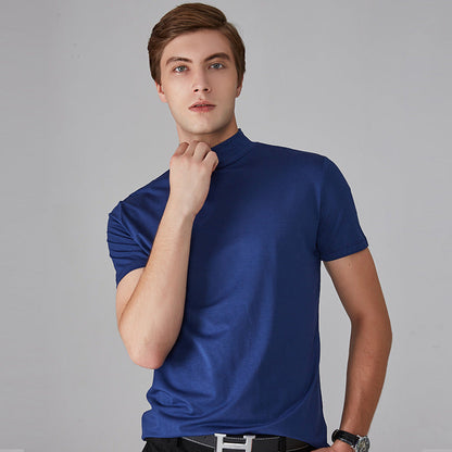 🆒40% OFF👕High Neck Slim Fit T-shirt for Men⚡