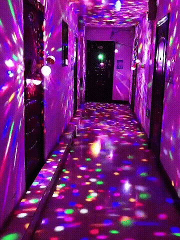 🎅Christmas Gift idea 50%OFF -🎁Colorful Rotating Disco Ball Light💥