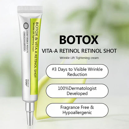 𝑶𝒇𝒇𝒊𝒄𝒊𝒂𝒍 𝑺𝒕𝒐𝒓𝒆👍| Regain youthful skin nown 💫STDEI® BOTOX & VITA A RETINOL SHOT Wrinkle Lift Tightening Cream