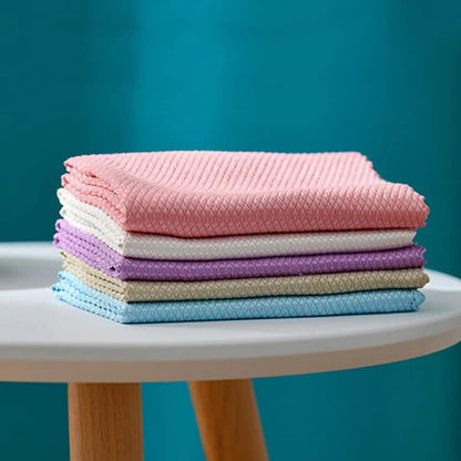 🔥Streak-Free Miracle Cleaning Cloths - Reusable【5 Pieces】