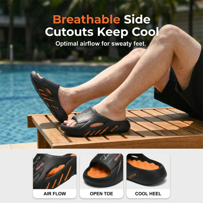 🔥2026 Hot sale 60% OFF🔥Non-Slip Thick Sole Cloud Slides for Men