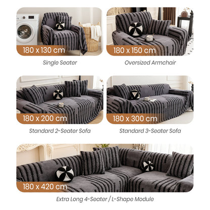 📢📢LAST DAY SALE 50% OFF⚡ Plush Non-Slip Sofa Cover🛋️