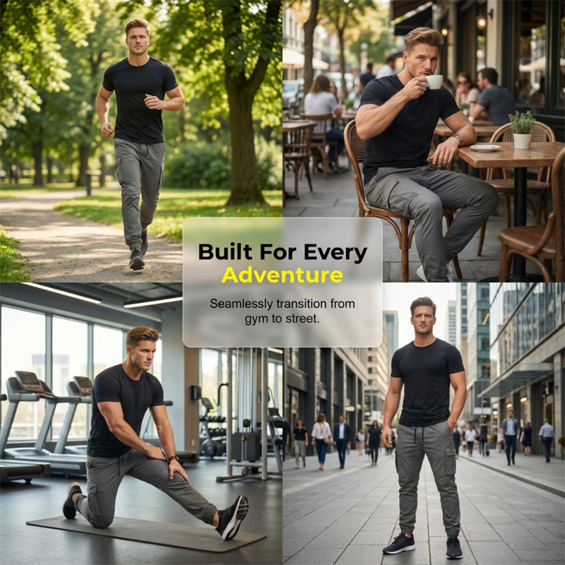 ⏳🔥LIMITED-TIME 50% OFF! 👖 Men’s Casual Cargo Trousers – Stylish, Comfortable & Adjustable ✨