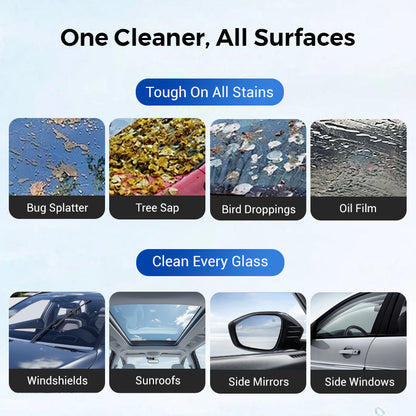 ⏳Buy 2 Get 1 Free🔥 Auto Glass Side Window Oil Film Removal Cleaner