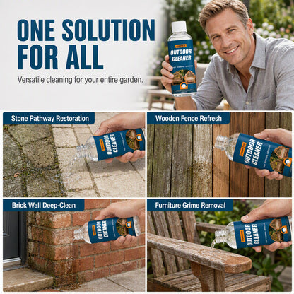 📢Limited-time offer: 60% OFF!🏆Multi-Surface Stone Cleaner – Effectively eliminates moss, black spots, and hard water stains, plus effortlessly handles weeds growing in cracks and joints
