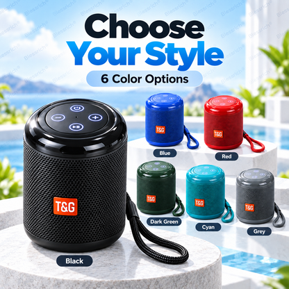 🥳2026 HOT SALE 🔥 50% OFF! Portable Bluetooth Speaker – Bluetooth 5.3, 5W clear sound, TF card + USB playback, hands-free calls. Compact, lightweight & easy to carry. Big sound anywhere! 🎶🔊