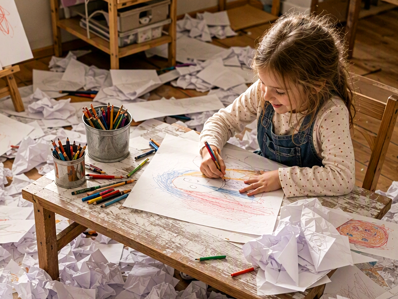 Paper gets used up