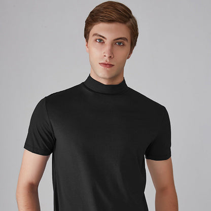 🆒40% OFF👕High Neck Slim Fit T-shirt for Men⚡