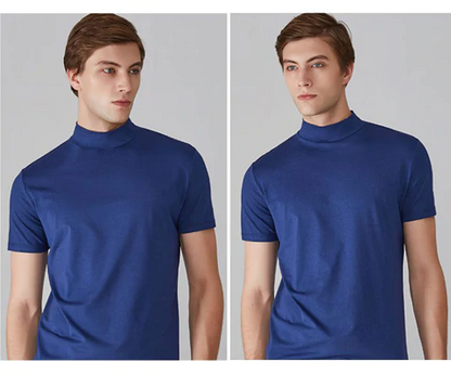 🆒40% OFF👕High Neck Slim Fit T-shirt for Men⚡