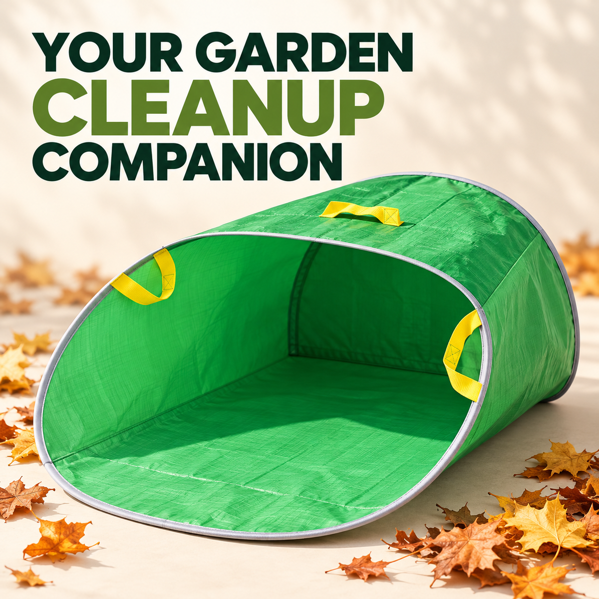 Leaf Collector – Portable Pop-Up Leaf Collection Bag | Reusable for Yard & Garden