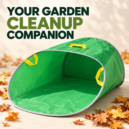 Leaf Collector – Portable Pop-Up Leaf Collection Bag | Reusable for Yard & Garden