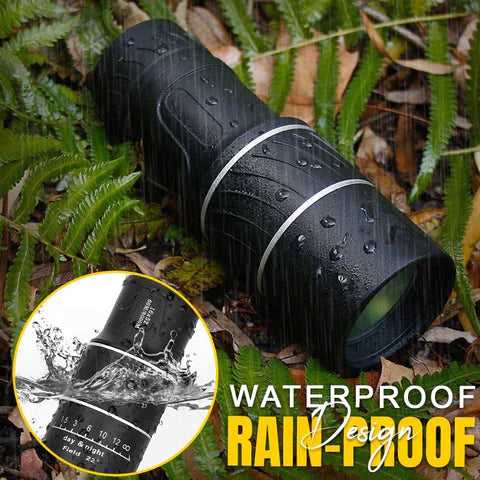 🔭 Professional Bifocal Monocular – 12x/24x Dual Zoom, HD Night Vision & Ultra-Compact for Travel 🌙✨
