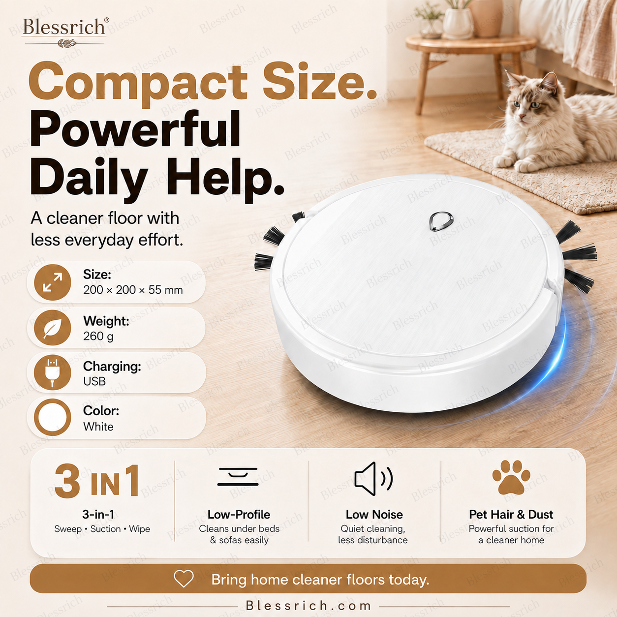 SmartSweep™ 3-in-1 Robot Cleaner