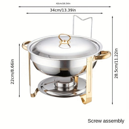 🎅🏻Pre-Christmas Hot Sale🔥Stainless Steel Chafing Dish Buffet Set