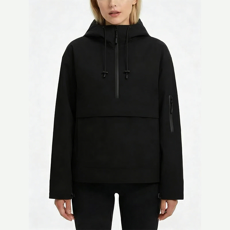 Leopard Print Hooded Pullover with Kangaroo Pocket