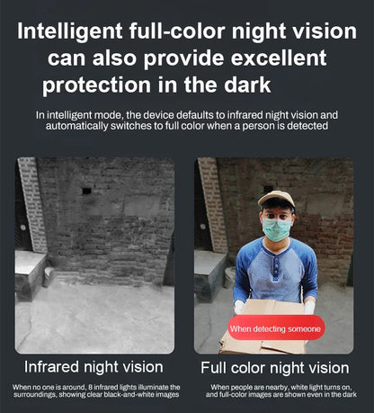 ✨🌞Wireless Night Vision Camera – Intelligent Security Around The Clock!|