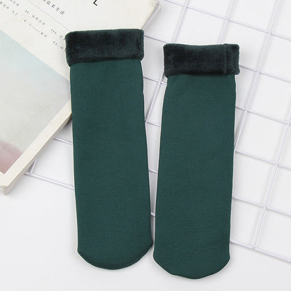 ⏰💃Last Day 40% OFF❄️🎁5/10PCS Unisex Thickened Fleece Lined Cold-Proof Winter Socks