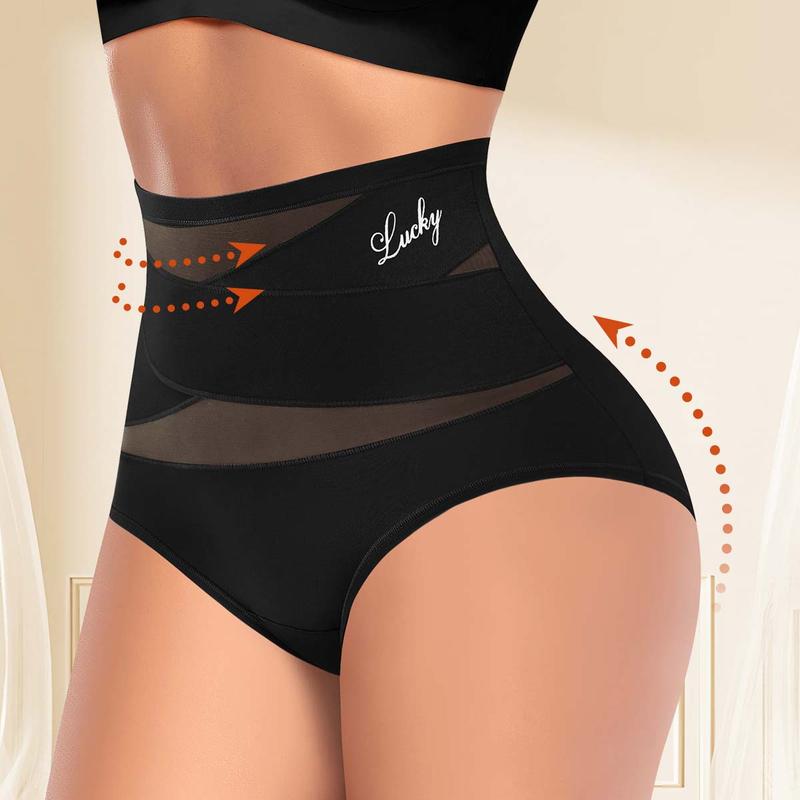 🎁Plus-Size High-Waist Cross Tummy Control Panties