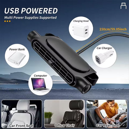 🌀SUMMER HOT SALE 50% OFF🚗Adjustable Cooling Fan for Driver and Passenger's Seat