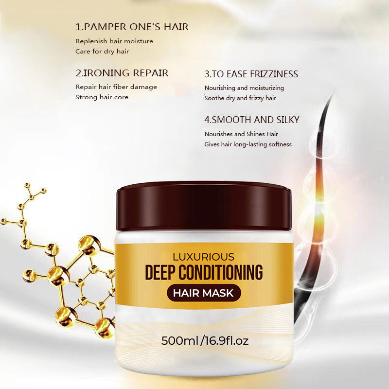 🔥BUY MORE SAVE MORE🔥Collagen Hair Treatment Deep Repair Conditioning Argan Oil Collagen Hair Mask Essence for Dry Damaged Hair All Hair Types