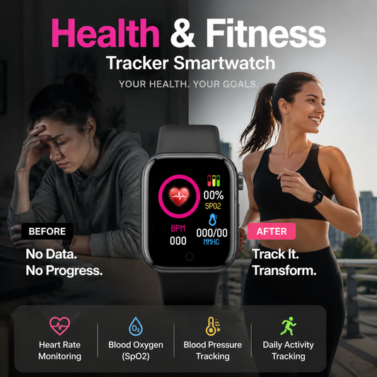 🔥Health & Fitness Tracker Smartwatch