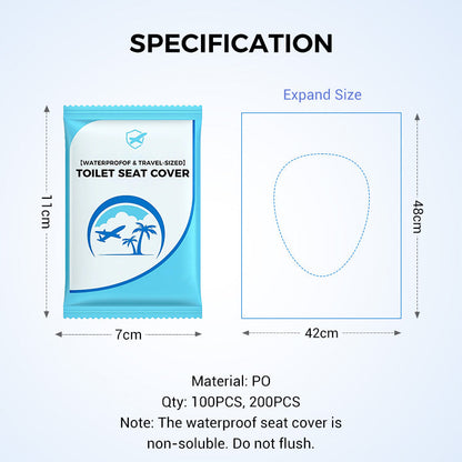 🎁2026 Hot Sale🎁💥 Disposable Plastic Toilet Seat Cover - No Worry Of Public Toilet Anymore👋