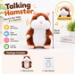 🎄LIMITED-TIME 50% OFF! ⏰Talking Hamster Plush – repeats whatever you say, auto head-shaking, hilarious fun for kids & adults