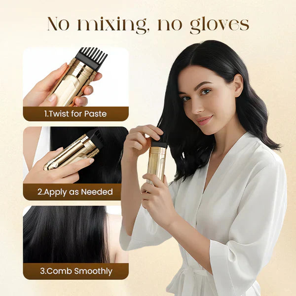 🔥Flash Sale💖2-in-1 Convenient Hair Dye Comb For Gray Hair