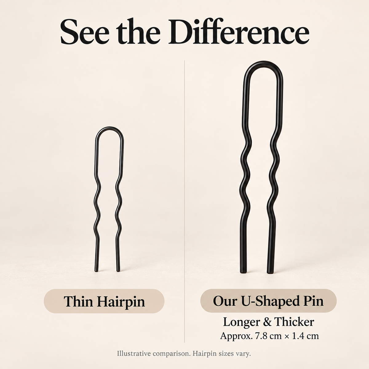 U-Shaped Hair Fork & Bun Maker – The Ultimate Hair Fixing Tool for Women
