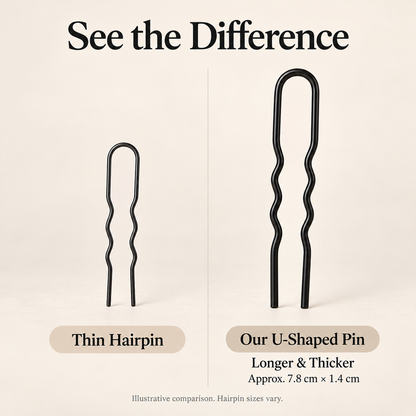 U-Shaped Hair Fork & Bun Maker – The Ultimate Hair Fixing Tool for Women