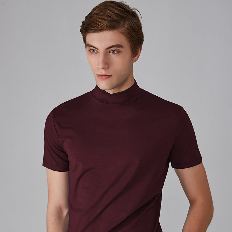 🆒40% OFF👕High Neck Slim Fit T-shirt for Men⚡