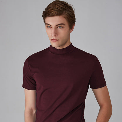 🆒40% OFF👕High Neck Slim Fit T-shirt for Men⚡