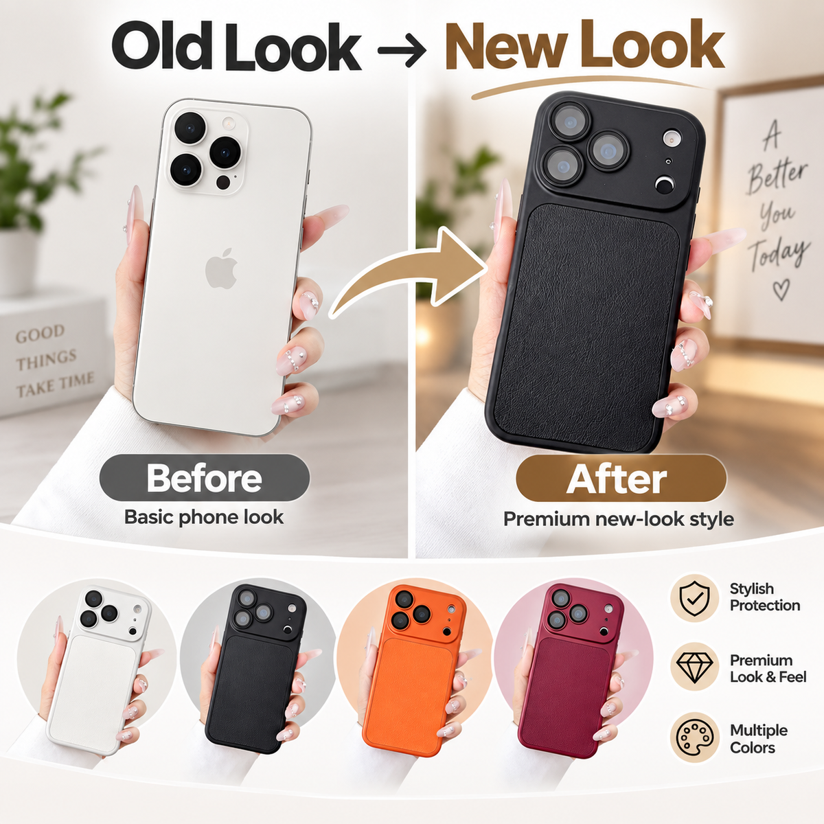 Magnetic Cooling Phone Case with Ring Stand