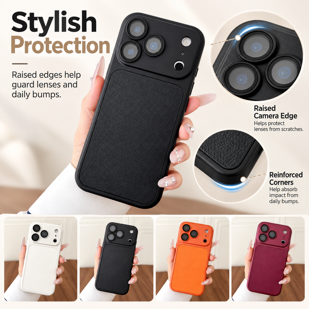 Magnetic Cooling Phone Case with Ring Stand