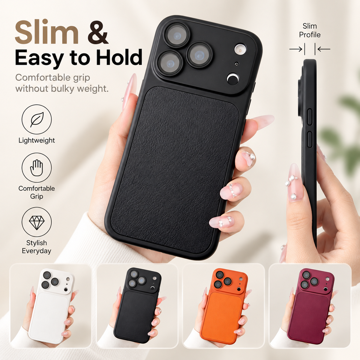 Magnetic Cooling Phone Case with Ring Stand