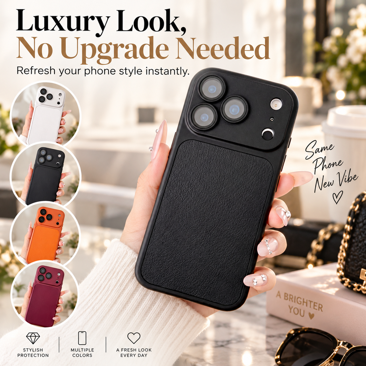 Magnetic Cooling Phone Case with Ring Stand