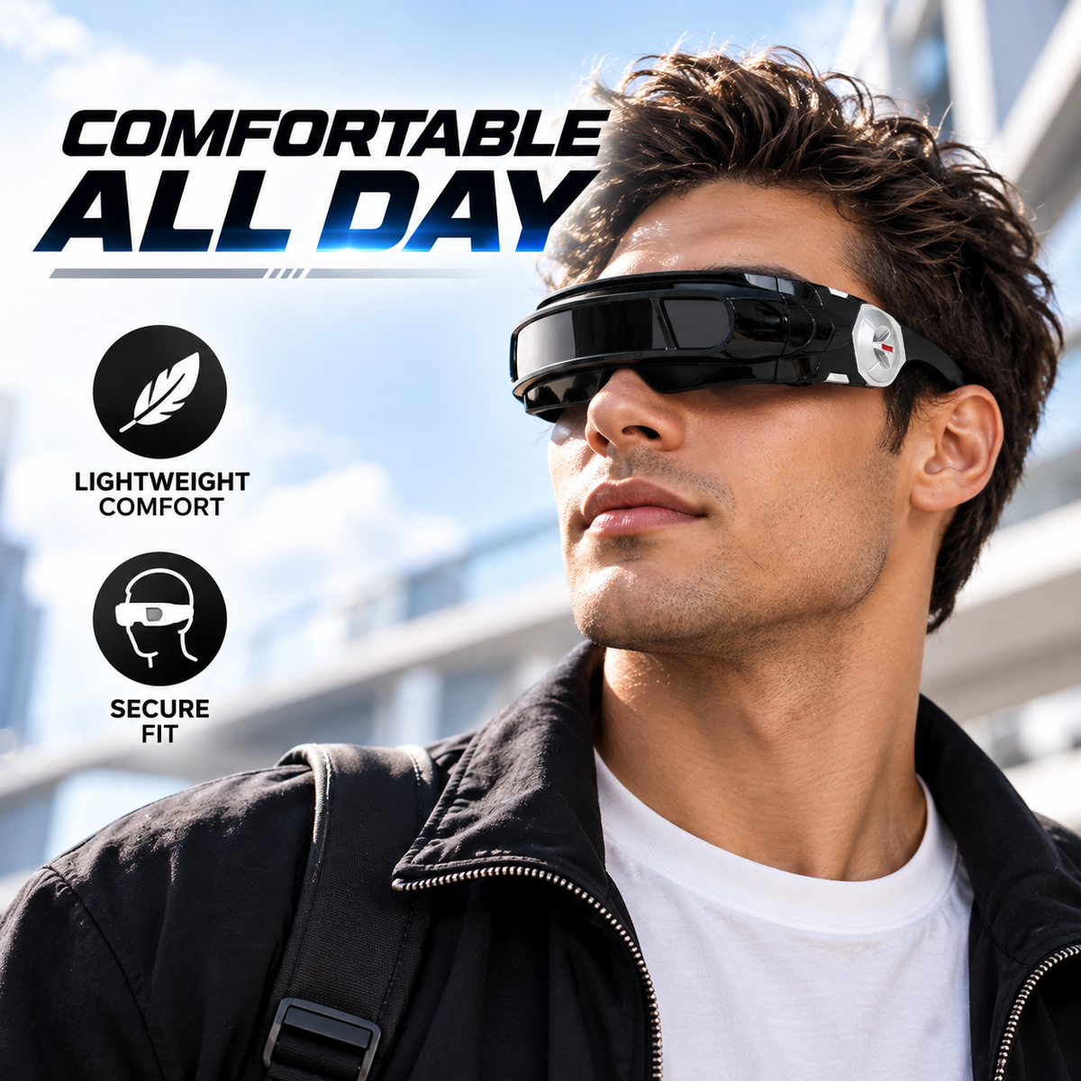 Space Goggles — Retro Punk UV400 Laser Eye Sunglasses for Outdoor Sports