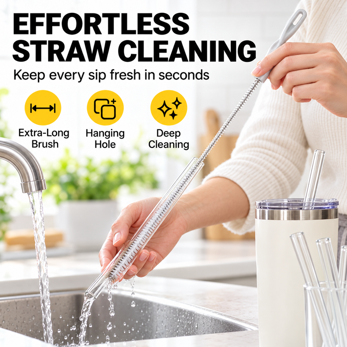 Drain Hair Clog Cleaning Brush