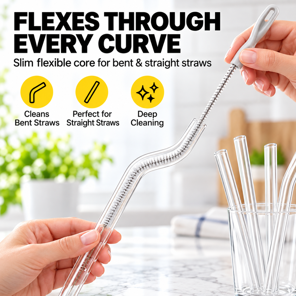 Drain Hair Clog Cleaning Brush