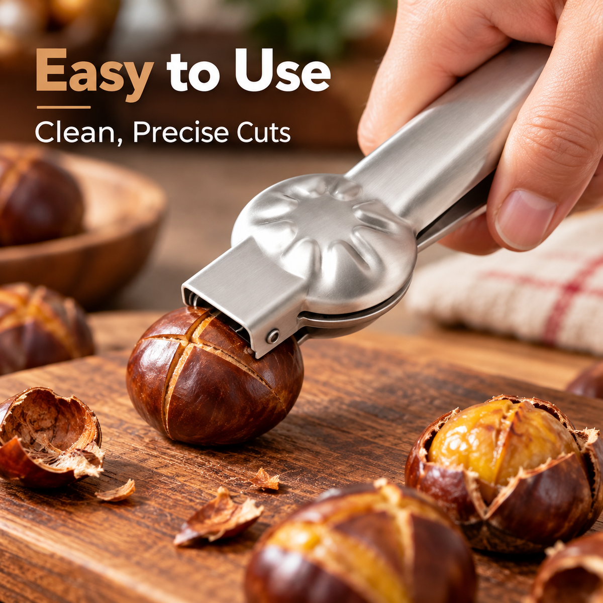 Stainless Steel Chestnut Opener