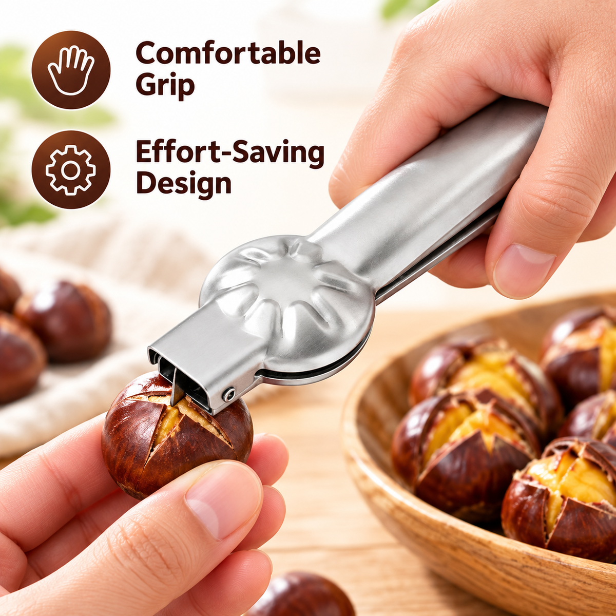Stainless Steel Chestnut Opener