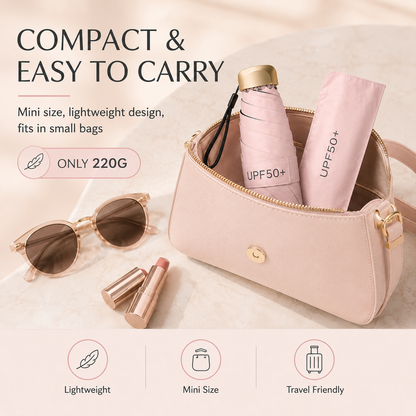 Dual-Purpose Portable Capsule Umbrella