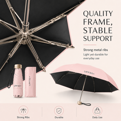 Dual-Purpose Portable Capsule Umbrella