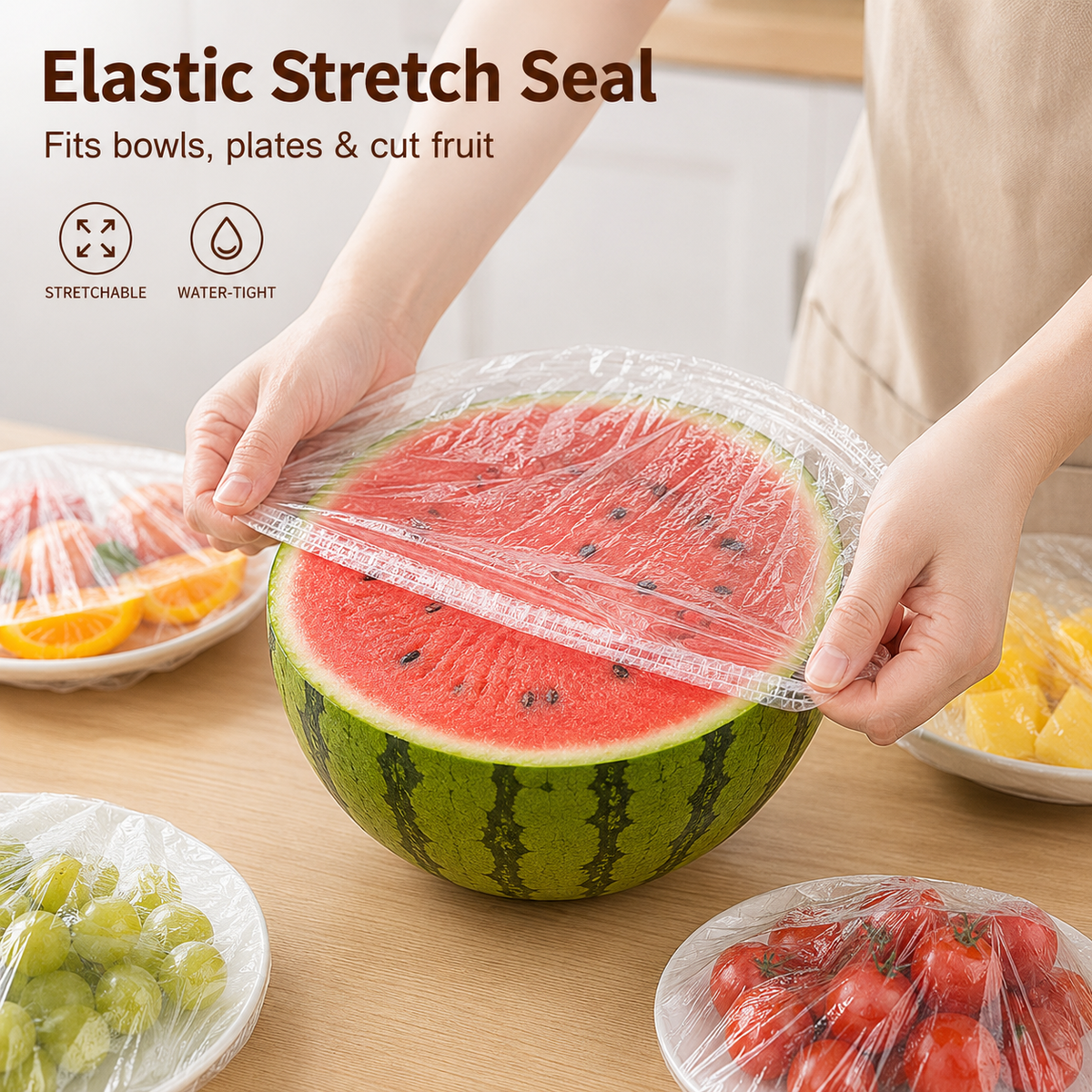 ⏳LAST DAY SALE 🔥Disposable Stretch Food Covers for Bowls & Plates