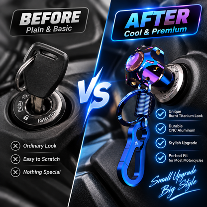Motorcycle and Electric Scooter Modification Parts: Key Caps—Custom Key Caps, Universal Fit