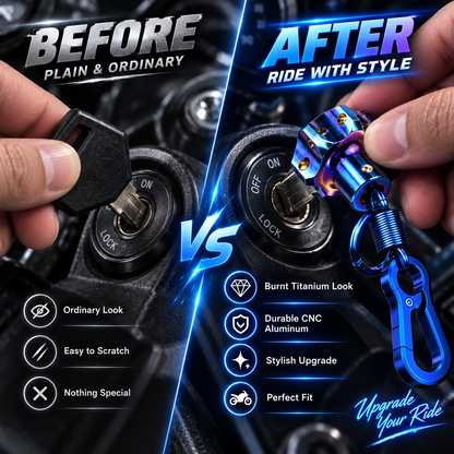 Motorcycle and Electric Scooter Modification Parts: Key Caps—Custom Key Caps, Universal Fit