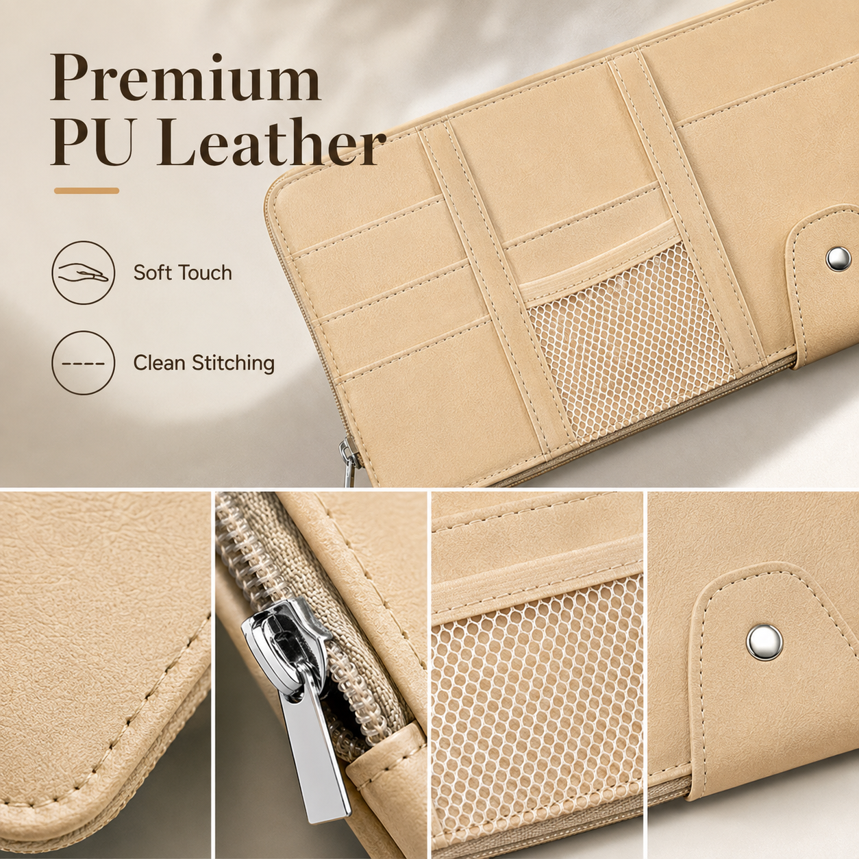 All-in-One Car Sun Visor Organizer
