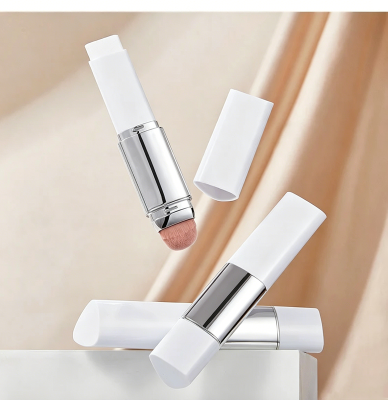 🎉[OFFICIAL PRODUCT] 🎉Cover Cream Stick V w/ Detachable Brush - Korean Skin Care Color-Changing Foundation Stick with Collagen Capsules (0.45 oz)