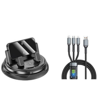 📱 50% OFF! 2-in-1 car phone holder + parking number plate – 360° rotation, fits heavy-duty cases. 50K+ sold! 🚗✨